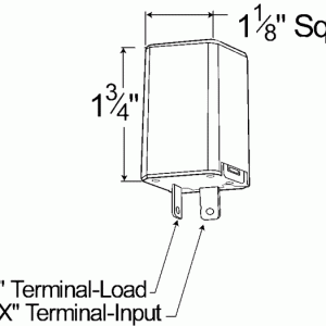 20-Lamp Heavy Duty Electronic Flasher 44710 - Image 2