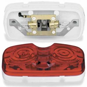 Two-Bulb Square-Corner Clearance / Marker Lamp 46792