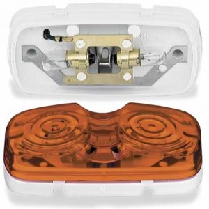 Two-Bulb Square-Corner Clearance / Marker Lamp 46793