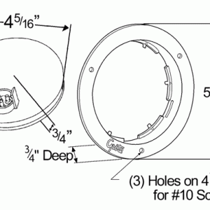 SuperNova® 4" 10-Diode Pattern LED Stop / Tail / Turn Lamp - Image 4