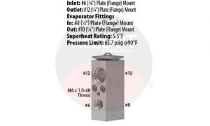Product image Red Dot 71R8440 expansion valve with specs