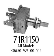 Blower Switch 71R1150