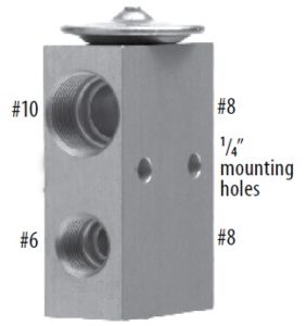 Product image Red Dot 71r8301 expansion valve mounting hole sizes
