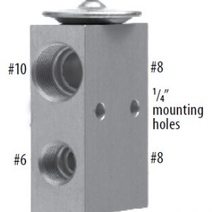 Product image Red Dot 71r8301 expansion valve mounting hole sizes
