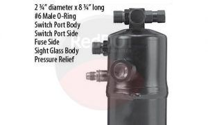 Product image Red Dot 74R1986 receiver drier with specs