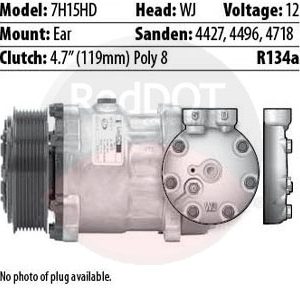 product image Red Dot 75R81392 compressor mount and specs