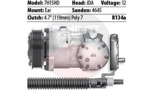 Product image Red Dot 75R81452 compressor mount type and specs