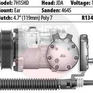 Product image Red Dot 75R81452 compressor mount type and specs