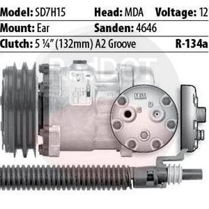 Product image Red Dot 75R81462 compressor with specs