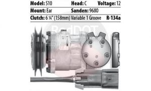 Product image Red Dot 75R81732 compressor with specs
