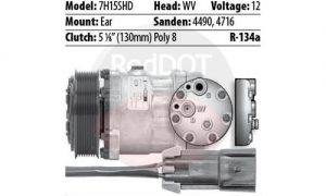 Product image Red Dot 75R81762 compressor with specs