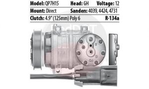 Product image Red Dot 75R89582Q compressor with specs