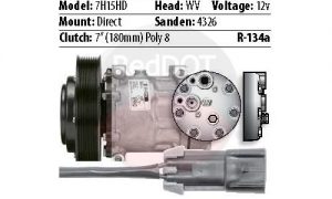 Product image Red Dot 75R9612 compressor with specs