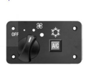 71R5815 Red Dot Three-Speed Motor Switch Control Panel with A/C Switch