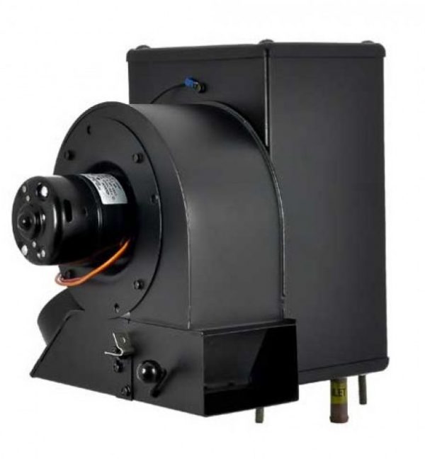Front angle view of heater unit