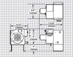 Dimensions drawing