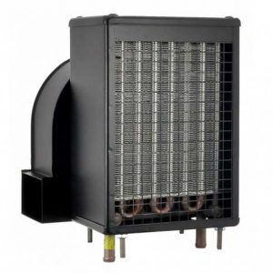 View of heater condenser coils