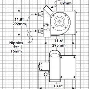 Drawing of dimensions