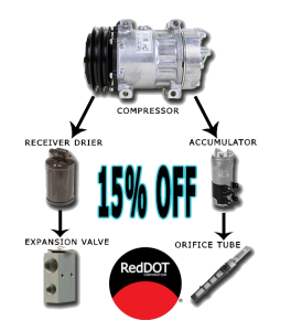 Red Dot Compressor 15% off bundle with qualifying accessories