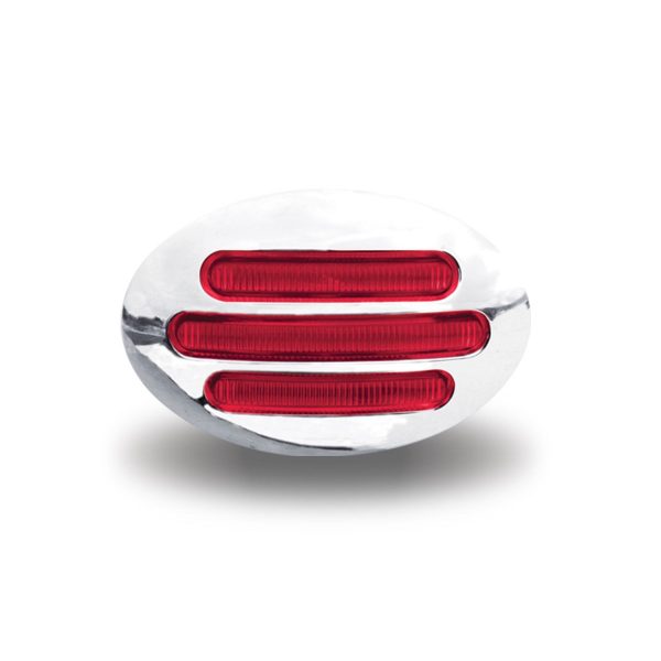 TLED-FG2CR Flatline Clear Red LED G2 Marker Light