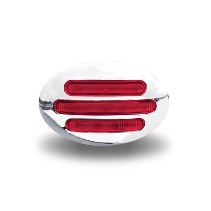 TLEDFG2CR Flatline Clear Red LED G2 Marker Light