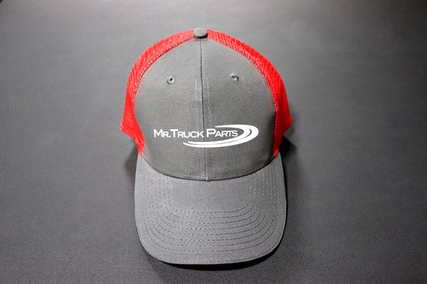 top view of trucker hat