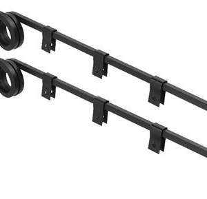 Mud flap hangers coil type
