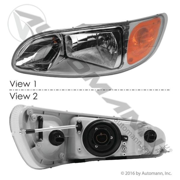 Peterbilt headlamp assembly driver's side