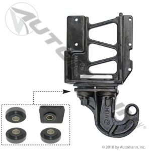 Hood assembly with bushings